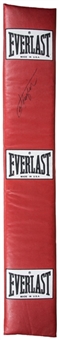 Joe Frazier Signed Everlast Ring Corner Post (JSA) 